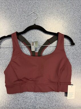lululemon athletica Wine Red Racerback Sports Bra